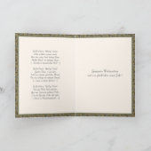 Duitse Kerstengel Jezus Stille Nacht Feestdagen Kaart (Binnen)