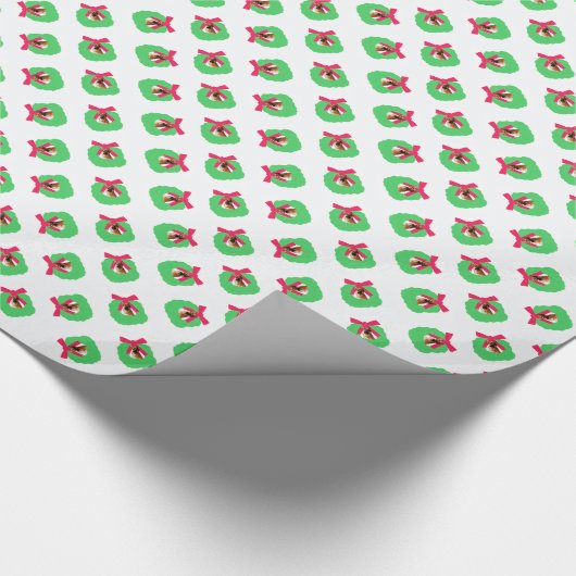 Duitse kerstfeestdag in Shepherd Cadeaupapier (Hoek)