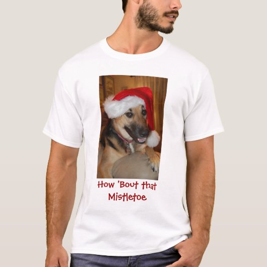 Duitse kersthond Shepherd T-shirt (Voorkant)