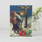 Duitse kerstkaart (Staand voorkant)