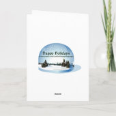 Duitse Kerstkaart Feestdagen Kaart (Achterkant)