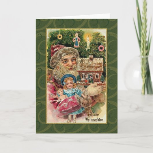 Duitse kerstkaart feestdagen kaart (Voorkant)