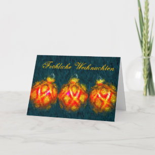 Duitse Kerstkaart Feestdagen Kaart