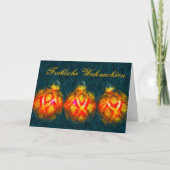 Duitse Kerstkaart Feestdagen Kaart (Voorkant)