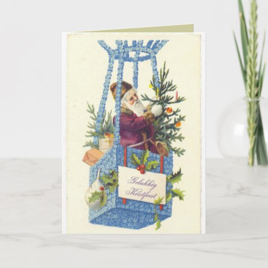 Duitse kerstkaart feestdagen kaart (Voorkant)