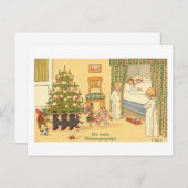 Duitse kerstkaart feestdagenkaart (Voorkant / Achterkant)