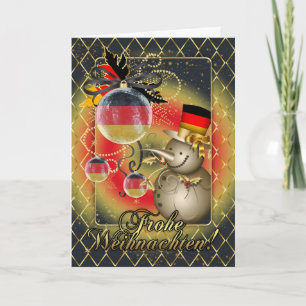 Duitse kerstkaart - Frohe Weihnachten Feestdagen Kaart