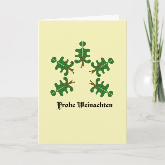 Duitse kerstkaart kaart (Voorkant)