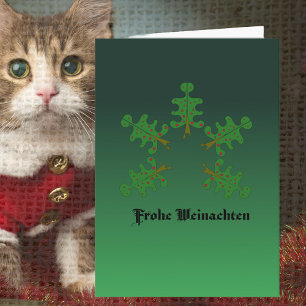 Duitse kerstkaart kaart