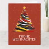 DUITSE KERSTKAART KAART (Voorkant)