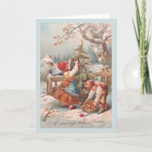  Duitse kerstkaart voor kinderen Feestdagen Kaart