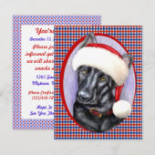 Duitse kerstkerstman Shepherd BLK Kaart (Voorkant / Achterkant)