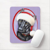 Duitse kerstkerstman Shepherd BLK Muismat (Met muis)