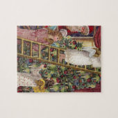  Duitse kerstkunst Victoriaans voor kerstmis Legpuzzel (Horizontaal)