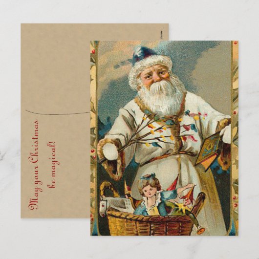 Duitse Kerstman Briefkaarten (Voorkant / Achterkant)