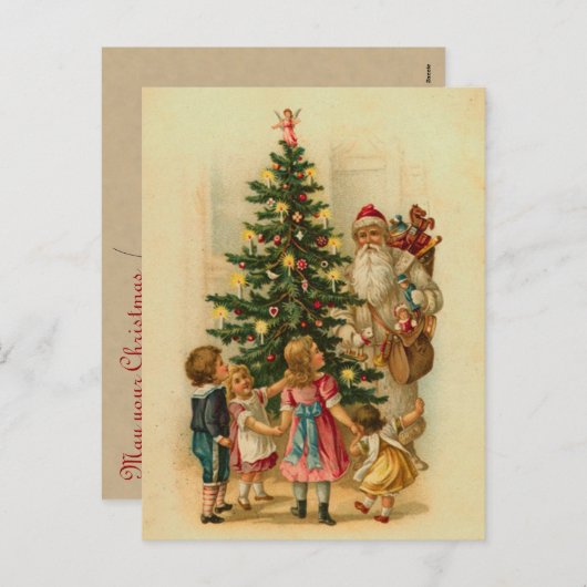 Duitse Kerstman Briefkaarten (Voorkant / Achterkant)