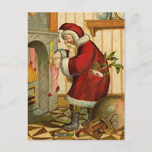 Duitse Kerstman Briefkaarten (Voorkant)