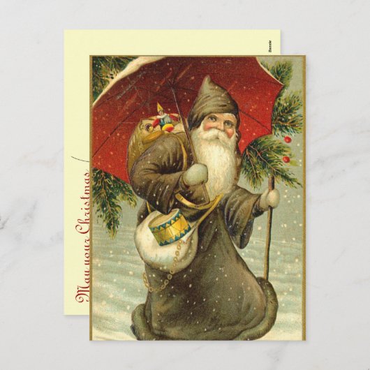 Duitse Kerstman Briefkaarten (Voorkant / Achterkant)