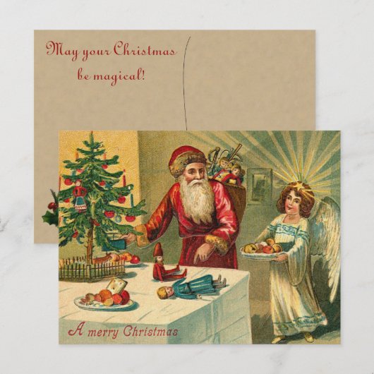 Duitse Kerstman Briefkaarten (Voorkant / Achterkant)