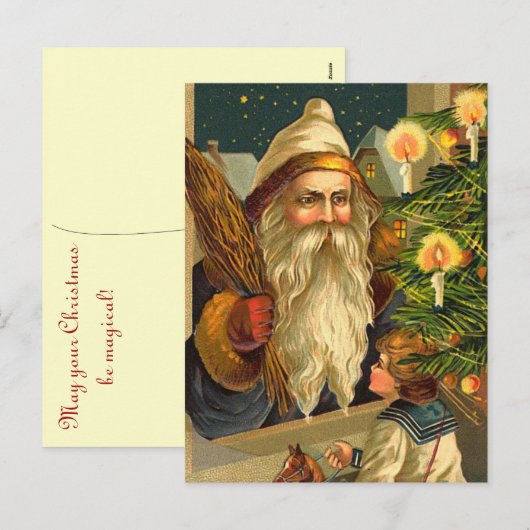 Duitse Kerstman Briefkaarten (Voorkant / Achterkant)