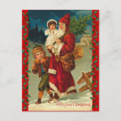  Duitse Kerstman en Kinder Briefkaart (Voorkant)