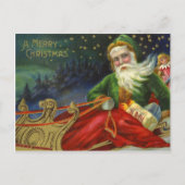 Duitse kerstman Feestdagenkaart (Voorkant)