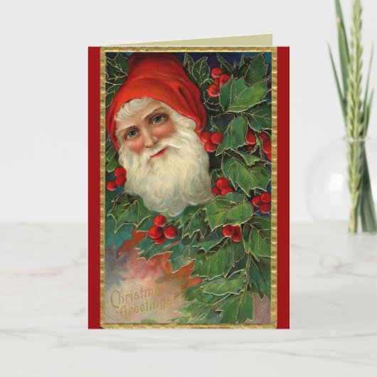 Duitse Kerstman Kaart (Voorkant)