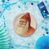  Duitse kerstman met ouderwetse kerstman Papieren Bordje (Feest)