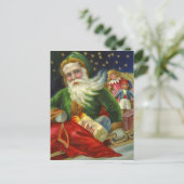 Duitse Kerstman — Speelgoed Feestdagenkaart (Staand voorkant)