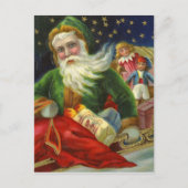 Duitse Kerstman — Speelgoed Feestdagenkaart (Voorkant)