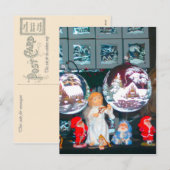 Duitse kerstmarkt, Heidelberg kerstmarkt Feestdagenkaart (Voorkant / Achterkant)