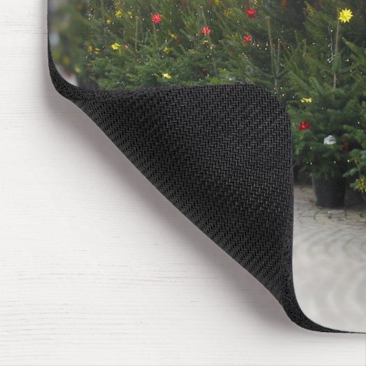 Duitse kerstmarkt - Kerstmis Mousepad Muismat (Hoek)