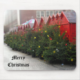 Duitse kerstmarkt - Kerstmis Mousepad Muismat