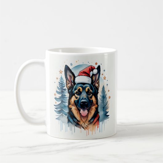 Duitse kerstMok Shepherd Koffiemok (Links)