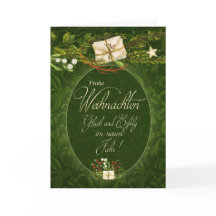 Duitse kerstretro crème en groen