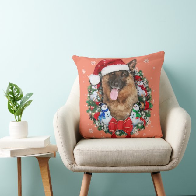 Duitse kerstsiergeschenk Shepherd Kussen (Stoel)