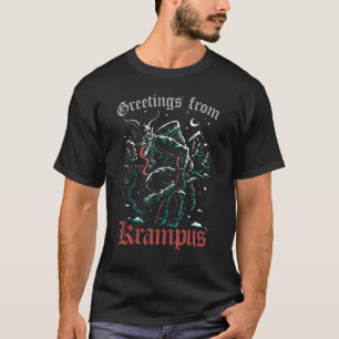 Duitse Kersttraditie St.Nick en Krampus Co. T-shirt