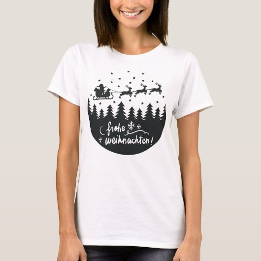 Duitse kerstvakantie Duitsers uit Duitsland moeder T-shirt (Voorkant)