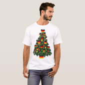 Duitse kerstvakantie Duitsers uit Duitsland T-shirt (Voorkant volledig)