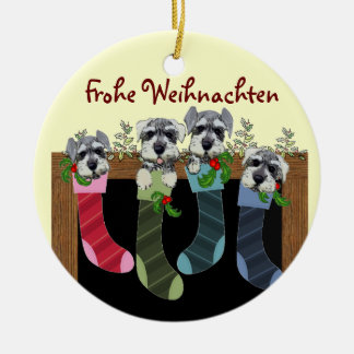 Duitse kerstversiering keramisch ornament
