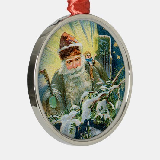 -Duitse kerstversiering Metalen Ornament (Rechts)