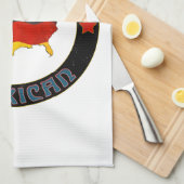 Duitse keukenhanddoeken van Amerikaanse vlaggen (Quarter Fold)