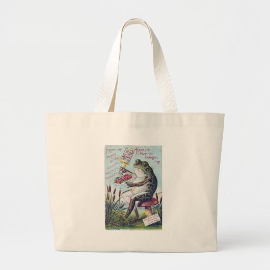 Duitse keulen-kikkerviskaart grote Canvas tas (Voorkant)