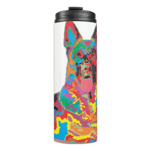 Duitse kleur thermosbeker