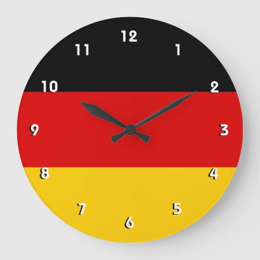 Duitse klok met cijfers (Voorkant)