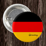Duitse knoop, patriottische Duitse vlag mode Ronde Button 3,2 Cm<br><div class="desc">Buttonnen: Patriottische Duitsland & Duitse vlag - houd van mijn land,  reizen,  vakantie,  nationale patriotten/sportfan</div>