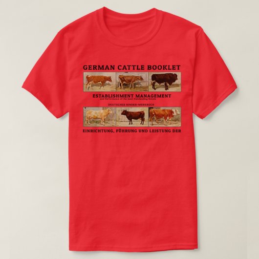Duitse Koe T-shirt (Design voorkant)