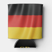 Duitse koelbox van het douanemonogram van de vlag blikjeskoeler (Voorkant)