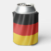 Duitse koelbox van het douanemonogram van de vlag blikjeskoeler (Blikje Achterkant)