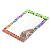 Duitse kortehardeschilderschilfering notitieblok (Schuin)